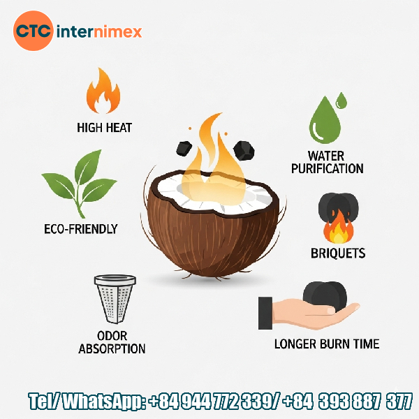 Benefits of Coconut Charcoal: Safe & Sustainable